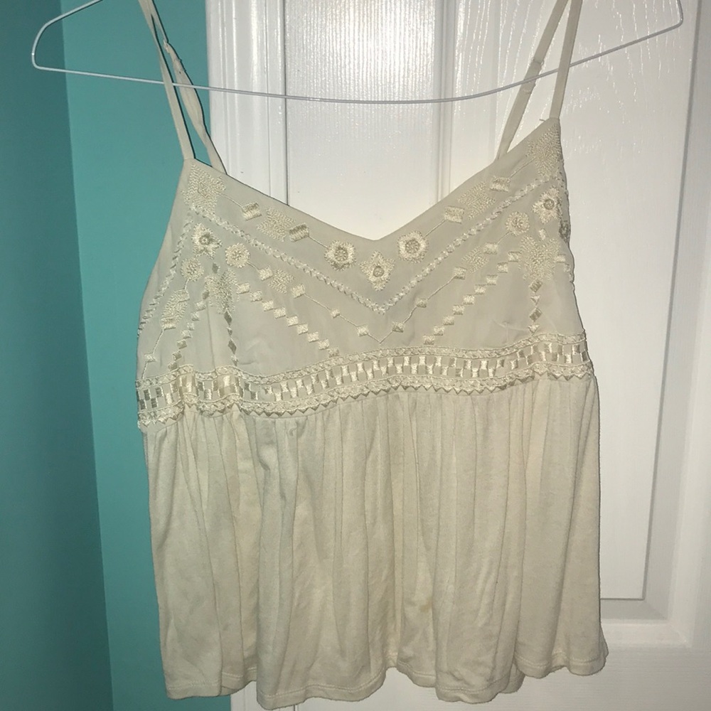 american eagle white tank!